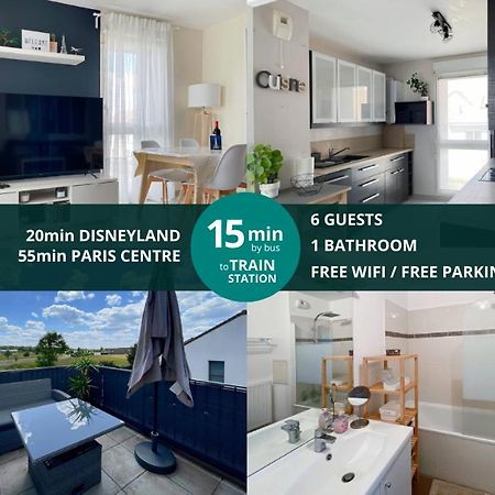 Le Chanteloupien - Appartement Pour 6 Proche Disneyland Paris Εξωτερικό φωτογραφία
